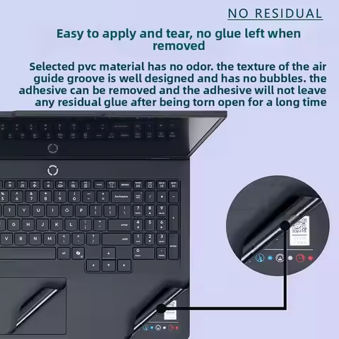 For 2025 Legion Pro 5 5i Gen10 Laptop Skin Sticker 16IAX10H/16IRX10 Computer Vinyl Sticker Legion Pr