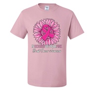 in October We Wear Pink Sun Flower Ribbon Breast Cancer Awareness Mens T-shirts