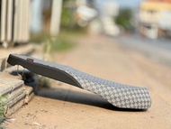 เบาะแกรนด์ฟีลาโน่ 2013-2025 ทรงกลาง หนังแฟชั่นเทาขอบดำ