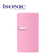 Isonic Single Door Vintage Refrigerator - Pink ISR-BC110LH