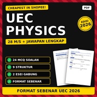 UEC Senior Middle Physics 高中统考物理 Format Sebenar 2026 Skema Jawapan PDF