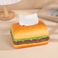 Living Creative Room Carton Household Simulation Burger Toast Model Chicken Leg Fort Shape Tissue Bo