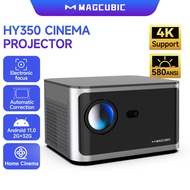 Magcubic Motorized Focus & Keystone Correction Projector 580ANSI Voice Control Home Cinema HY350