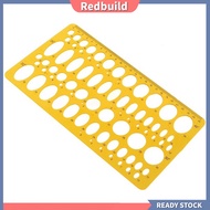 redbuild|  21cm/25cm Ellipse Drafting Drawing Stencil Mechanical Ruler Oval Round Template