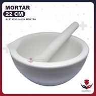 22 cm Medicine Pounder Mortar 22cm Porcelain Pounder