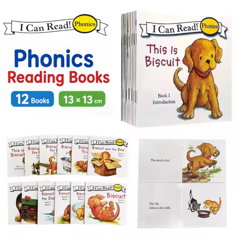 Biscuit I Can Read Phonics Story Book for Kids Baby Preschool Short Vowel Long Vowel & Sight Words E