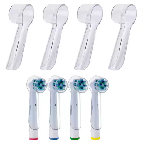 2/4/10Pcs Toothbrush Cover Caps Compatible With Oral B Braun Replacement Head Convenient For Home Tr