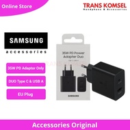 Samsung Charger Adapter PD 35W DUO USB-C + USB-A Original 100%