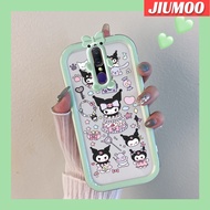 เคส JIUMOO สำหรับ OPPO F11 A9 A9X 2019เคสการ์ตูนแฮปปี้คุโรมิสีสันสดใสเลนส์กล้องถ่ายรูปแบบนิ่มมอนสเตอ