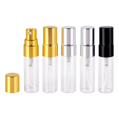 Bottle 5ml Perfume glass 50pcs 100pcs 2ml 3ml 5ml 10ml Sample Refillable Perfume Bottle Empty Mini S