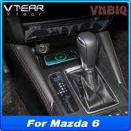 VNBIQ อะแดปเตอร์แผงชาร์จโทรศัพท์มือถือแบบเร็วที่ชาร์จไร้สายสำหรับใช้ในรถสำหรับ Mazda 6 /Atenza อุปกรณ์ตกแต่งภายใน2014-2018 BVNEA