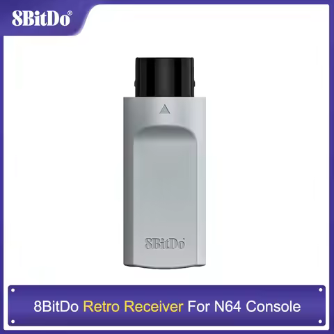 8BitDo Retro Receiver Adapter for N64 Console & Windows 10/11– Compatible with Switch Pro, PS5/PS4 &