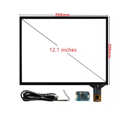 12.1 Inch 260mm*200mm For G121X1-L04 -L01-L03 Capacitive Touch Digitizer Touch Screen Panel Glass US
