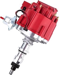 HEI Ignition Distributor for Ford F240 300 V6 engine, 6 Cylinder 65k Volt Coil 7500 RPM, F100 F150 F