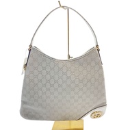 GUCCI Handbag handbag_bamboo canvass SLV Direct from Japan Secondhand
