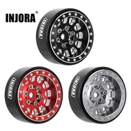 INJORA 67 1.0 Plus Aluminium Beadlock Wheel Rims para sa 1/24 1/18 RC Crawler SCX24 TRX4M FCX24