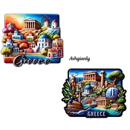 Ashgianly GREECE Stunning Rubber magnets. Beautiful Art, Lasting Memories Souvenir