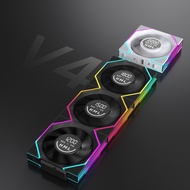 JUNGLE LEOPARD INTERSTELLAR V4 DIGITAL ARGB BLACK INFINITY Infinite Mirror 120mm PWM BLOCK UNI Fan T