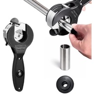 Ratchet Pipe Cutter, 2-in-1 Ratcheting Pipe Cutter Tool for Tight Spaces, for Copper and PVC, Close 