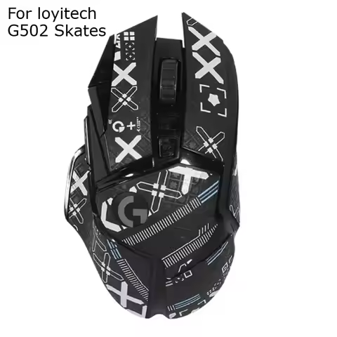 for Logitech G502 hero Mouse Grip Tape Skate Handmade Sticker Professional Non Slip Lizard Skin Suck