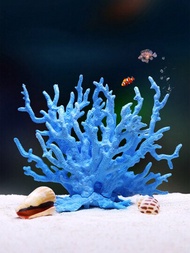 1入組珊瑚魚缸水族箱造景海水箱景觀裝飾