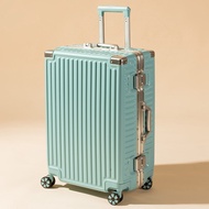 HANK กระเป๋าเดินทาง 20/26นิ้ว 009S กระเป๋าเดินทางล้อลาก กรอบอลูมิเนียม Suitcase ล้อสากลเสียงเบา Trolley bag