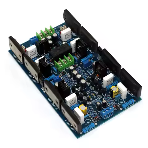 2SA1494/2SC3858 High Power Dual-Channel Amplifier Board 300W+300W