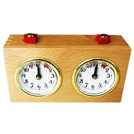 Wooden Chess Timer Tournament Competition Game Chess Clock Timer Gift Wind-Up Mechanical Accessories
