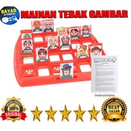 Children's Toy Guess the Picture Board Game WHO IS IT - Picture Guessing Toy Card/ Guess the Picture