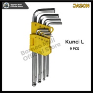 Ht01 >> 9PCS SATIN COMBINATION L KEY JASON BY. Borneo MALL