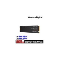【綠蔭-免運】WD 黑標 SN770 500GB NVMe M.2 PCIe SSD