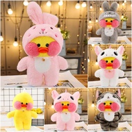 Lalafanfan Cafe Duck Unicorn Totoro Panda Plushie Toy Soft Squishy