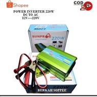 Sunpro 220W DC 12V TO AC 220V Power Inverter DC TO AC 12V Power Inverter/ 12V Inverter/ VOLT aSt