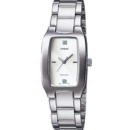 Casio นาฬิกาข้อมือผู้หญิง หน้าเหลี่ยม สายสแตนเลส รุ่น LTP-1165 ของแท้ประกันศูนย์ CMG