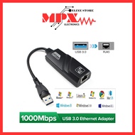 USB 3.0/TYPE C 3.0 to RJ45 1000mbps Gigabit Lan Adapter 10/100/1000 Mbps Ethernet Network Adapter