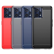 For Realme 9 / 9 pro / 9 pro+ 5G 4G Shockproof Armor Carbon Fiber Hybrid Brush TPU Case Cover