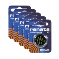 Renata CR2430 3V Lithium Coin Batteries (5 Pack) Renata CR2430 3V Lithium Coin Batteries (5 Pack)