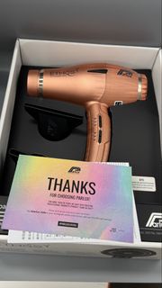 【意大利製造】Parlux ETHOS 專業數碼智能風筒（黑銅色 Black & Copper）｜2300W 數碼摩打 9段溫控 6個月保養
