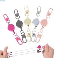 AHMED Retractable Key Holder, Alloy Anti-theft Elastic Keychain, Retractable Badges Holder Anti Lost
