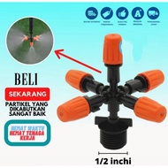 5-way fog sprayer Sprinkler nozzle 1/ 2 inches