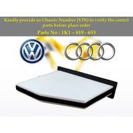 Audi Volkswagen - Passat Scirocco Tiguan TTS MK2 B7 Aircond Filter Cabin Air Filter 1K1-819-653 / 1K