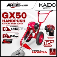 [ KAIDO ] HANDPUSH CUTTER GX50 ENGINE | 12" Tyre | 4-STROKE ENGINE | 47.9CC | HIGH QUALITY RECOIL ST