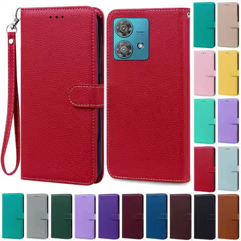 For Motorola Edge 40 Neo Case Leather Wallet Flip Case For Moto Edge 40 Neo Cover Coque Fundas For M