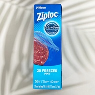 ถุงเก็บอาหาร ถุงอเนกประสงค์ Freezer Bag Pint 20 Count _ Ziploc® Gripn Seal