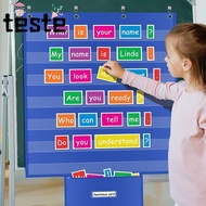 Classroom Pocket Chart, Durable Educational Standards Pocket Chart, Large Daily Schedule Pocket