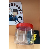 (50pcs) Bekas Kuih Raya Jar 4018 Jar 1000ml Balang Plastik Cookies Jar PET Container Cookie Balang B