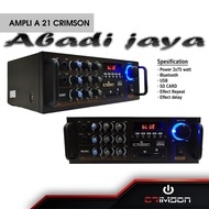 Amplifier Mixer Karaoke Crimson A21 Original - USB - Bluetooth