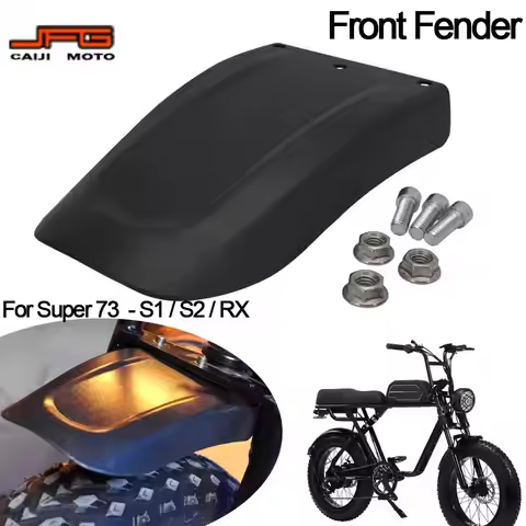 Front Fender Mudguard Mud Guard Protection For Super 73 S1 S2 RX PP Black Motorcycle Accessories Dir