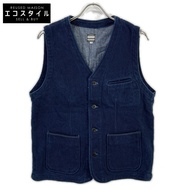 Momotaro Jeans 靛藍刺繡背心，42 碼 [二手]