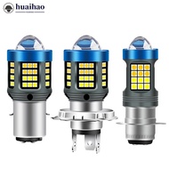 HUAIHAO 1Pc P15d BA20d H6 Motorcycle Led Headlight Led H4 Motorcycle Light Headlight With Lens Moto 